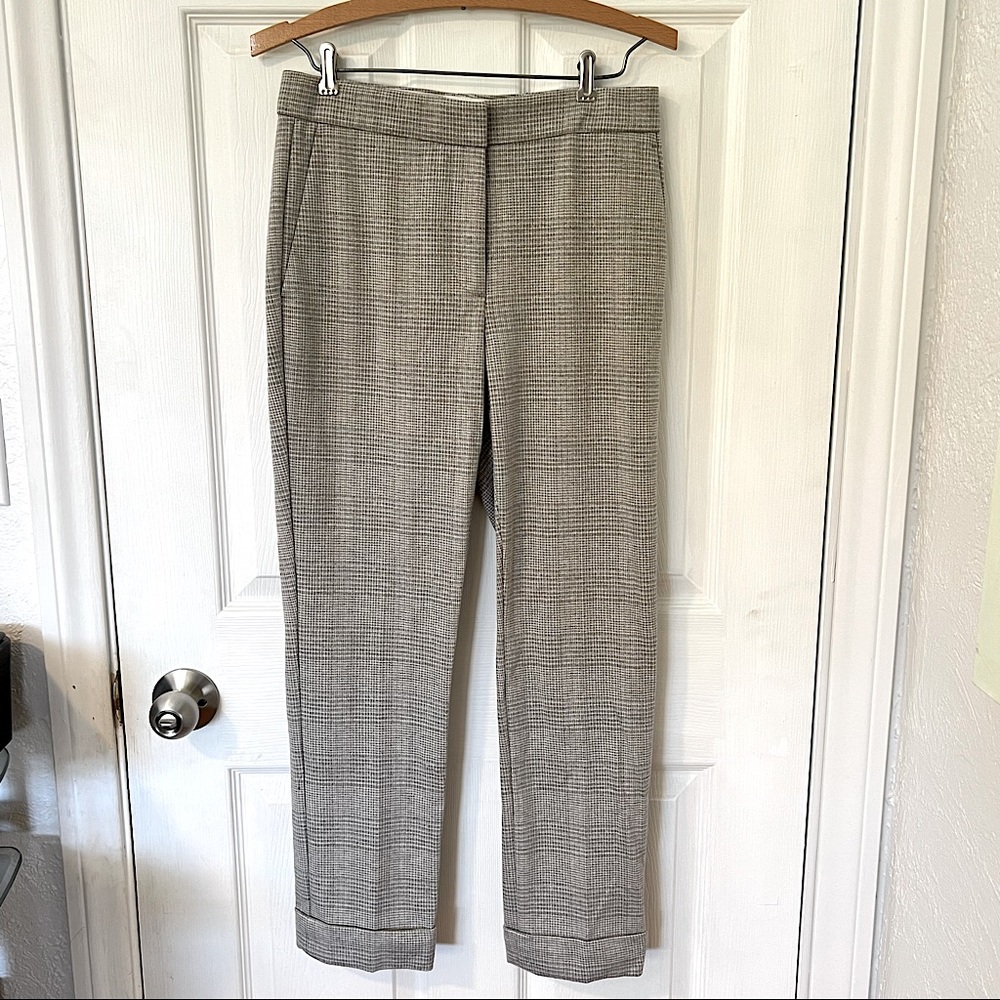 NWOT Ann Taylor Plaid Straight Leg Slacks
